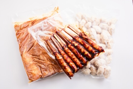 加熱済み惣菜商品